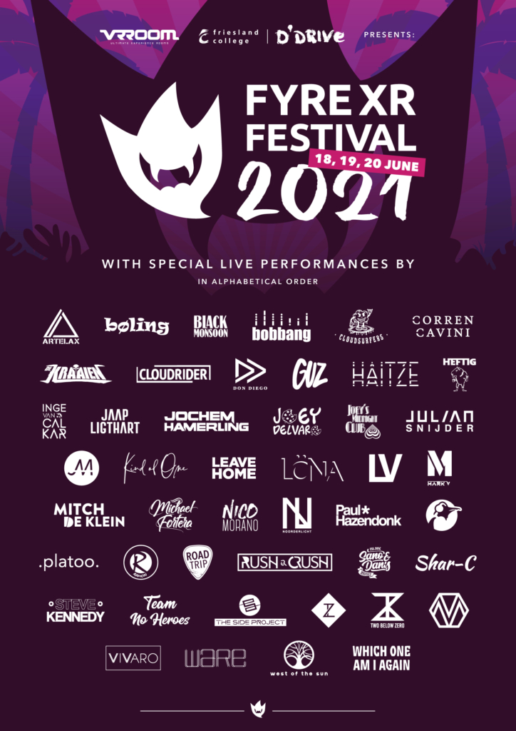 Line-up | FYRE XR - THE BEST XR PARTY THAT WILL HAPPEN